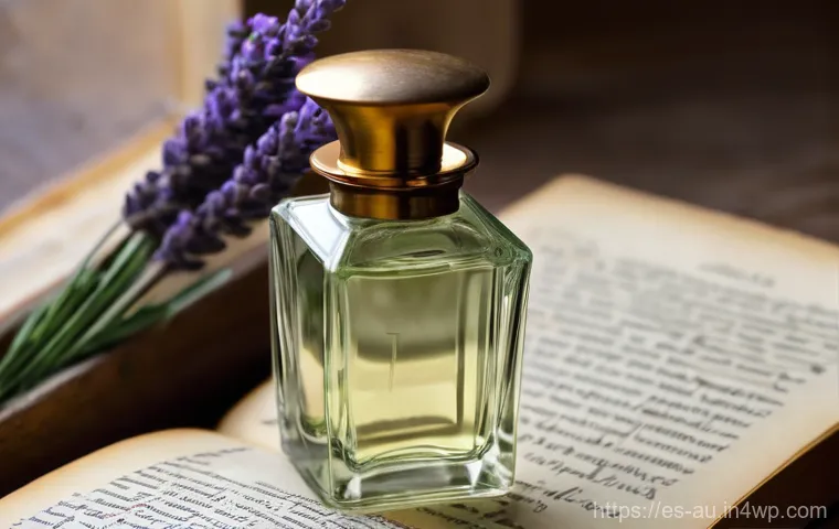 뉴아날로그 트렌드와 향수 산업의 진화 - **"The Essence of the Handmade Perfume"**
    A close-up shot of elegant, aged hands, delicately hol...