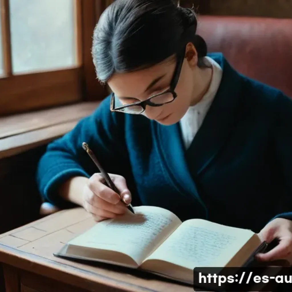 뉴아날로그 트렌드와 친환경 제품 - **Prompt:** A cozy and warm indoor scene with soft, natural light filtering through a window. A pers...