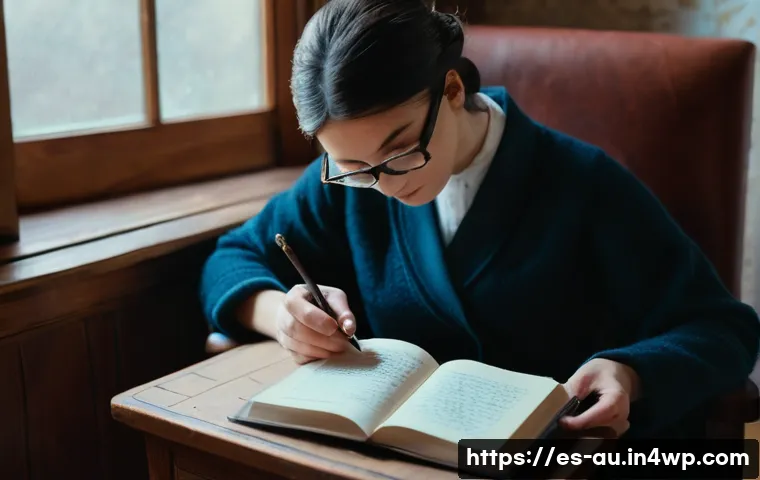 뉴아날로그 트렌드와 친환경 제품 - **Prompt:** A cozy and warm indoor scene with soft, natural light filtering through a window. A pers...